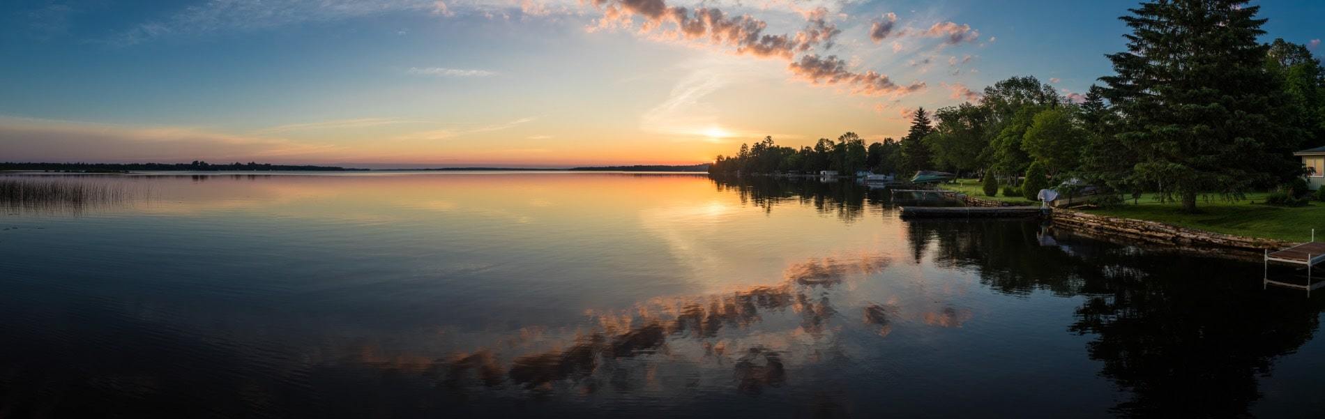 Lake Ontario at sunset
